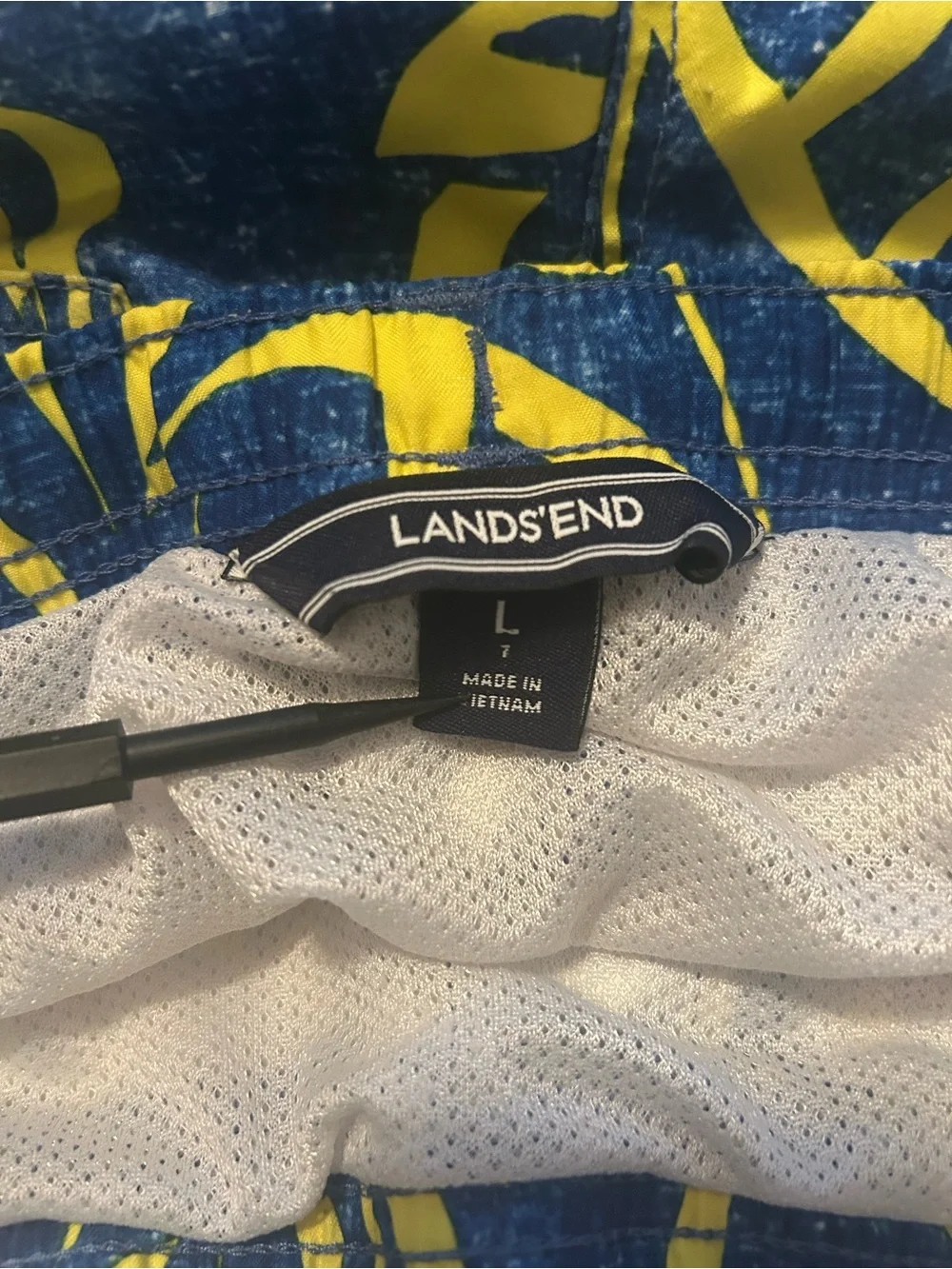 Bundle of 3 boy’s swim suit trunks size 7 Lands End Chill Wonder Nation